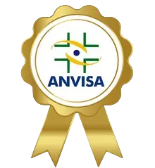 Selo de aprovação da ANVISA
